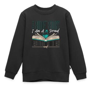 Technicien de laboratoire Une petite histoire Je suis un scientifique de laboratoire - Sweat Premium enfant bio - noir - Devant - AI Model Kid Female (0cm)