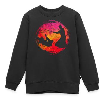 Aikido - Kinder Premium Organic Sweatshirt - Schwarz - Vorne - AI Model Kid Female (0cm)