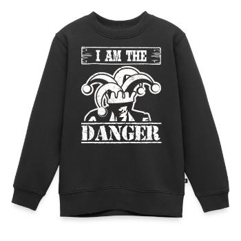 Cowboy - Kinder Premium Organic Sweatshirt - Schwarz - Vorne - AI Model Kid Female (0cm)