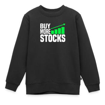 Acheter plus d’actions - Sweat Premium enfant bio - noir - Devant - AI Model Kid Female (0cm)