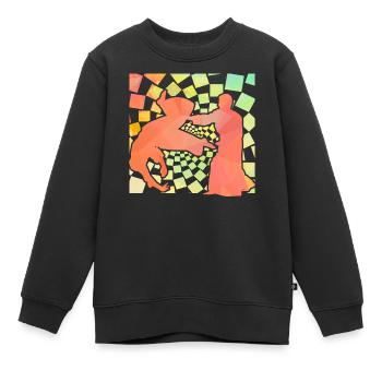 Aikido - Kinder Premium Organic Sweatshirt - Schwarz - Vorne - AI Model Kid Female (0cm)