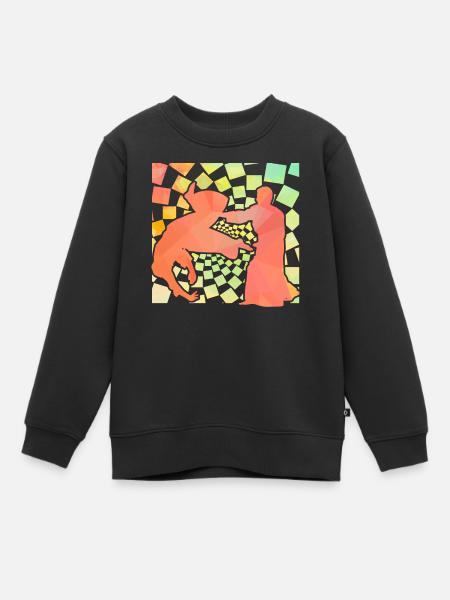 Aïkido - Sweat Premium enfant bio - noir