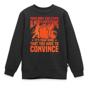 Taekwondo - Kinder Premium Organic Sweatshirt - Schwarz - Vorne - AI Model Kid Female (0cm)