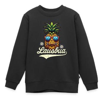 Lederhosen Chemise Traditionnelle de Remplacement Ananas Lausbua - Sweat Premium enfant bio - noir - Devant - AI Model Kid Female (0cm)