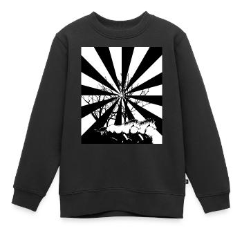 Fantasy Chevaux Sauvages Cheval Chevaux Poney - Sweat Premium enfant bio - noir - Devant - AI Model Kid Female (0cm)