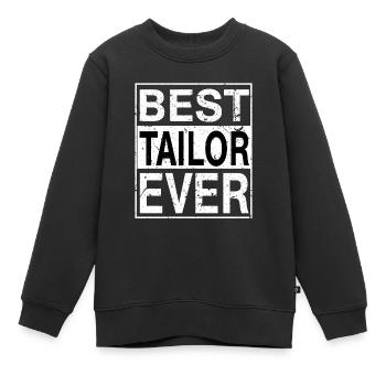 Meilleur cadeau de tailleur de tous les temps - Sweat Premium enfant bio - noir - Devant - AI Model Kid Female (0cm)