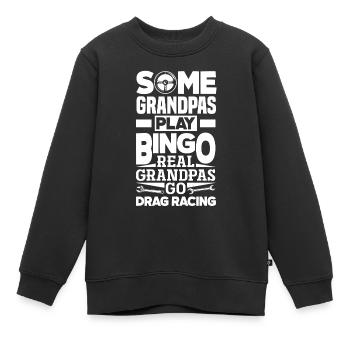 Lustiges Autorennen Auto Rennen Geschenk - Kinder Premium Organic Sweatshirt - Schwarz - Vorne - AI Model Kid Female (0cm)