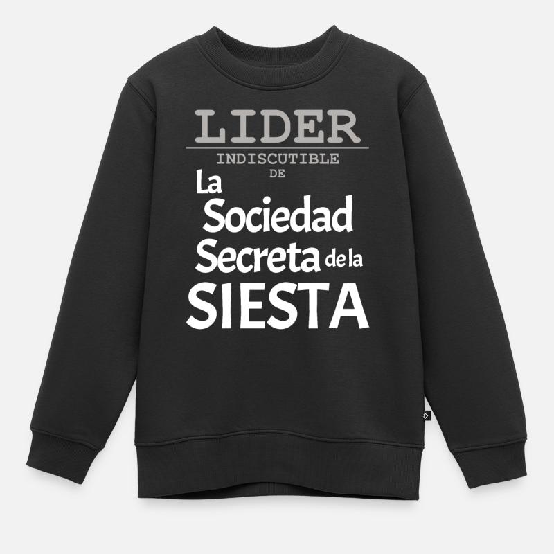 CHEF de la Société Secrète de la Sieste - Sweat Premium enfant bio - noir