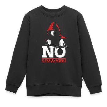 Disc Jockey Pas de demande Discothèque Disc Jockeys - Sweat Premium enfant bio - noir - Devant - AI Model Kid Female (0cm)