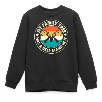 Jäger Jagen - Kinder Premium Organic Sweatshirt - Schwarz - Vorne - AI Model Kid Female (0cm)