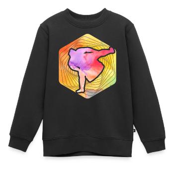Sumo - Kinder Premium Organic Sweatshirt - Schwarz - Vorne - AI Model Kid Female (0cm)