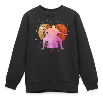 Sumo - Kinder Premium Organic Sweatshirt - Schwarz - Vorne - AI Model Kid Female (0cm)