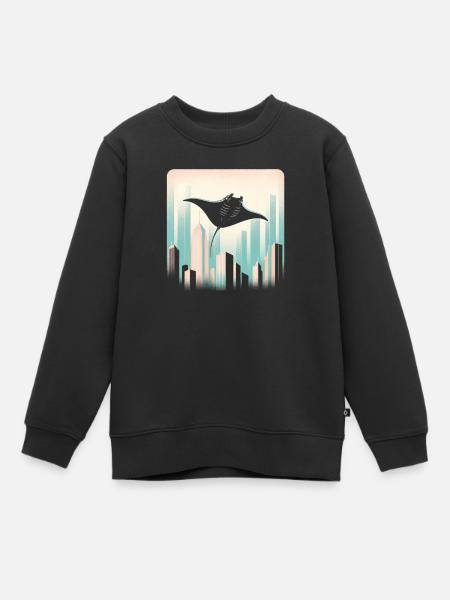 Mantarochen - Kinder Premium Organic Sweatshirt - Schwarz