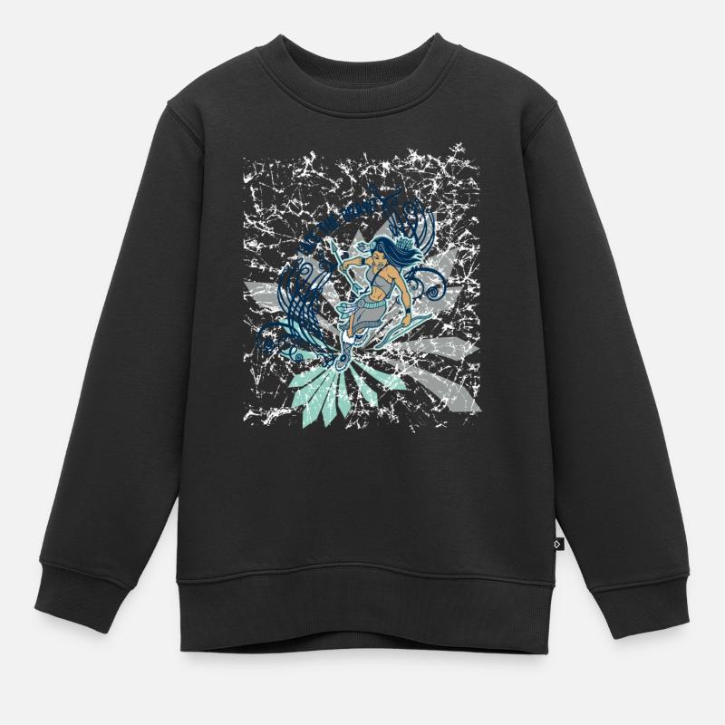 Indian - Kinder Premium Organic Sweatshirt - Schwarz