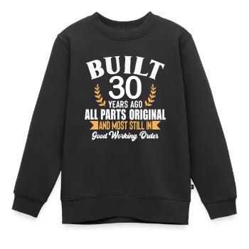 Baujahr vor 30 Jahren Alle Teile Original-Outfit 30er Jahre - Kinder Premium Organic Sweatshirt - Schwarz - Vorne - AI Model Kid Female (0cm)