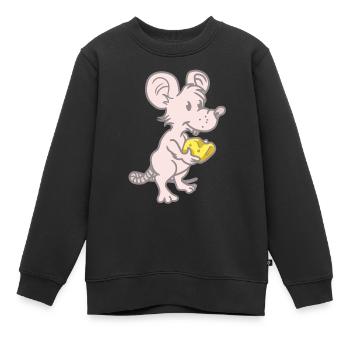 Souris Souris Rat Rats Rongeurs Rongeurs Enfant - Sweat Premium enfant bio - noir - Devant - AI Model Kid Female (0cm)