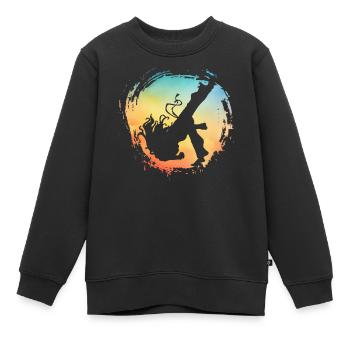 Capoeira - Kinder Premium Organic Sweatshirt - Schwarz - Vorne - AI Model Kid Female (0cm)