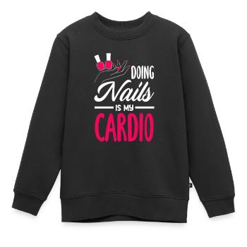 Hautpflege Kosmetikerin Kosmetik - Kinder Premium Organic Sweatshirt - Schwarz - Vorne - AI Model Kid Female (0cm)
