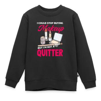 Hautpflege Kosmetikerin Kosmetik - Kinder Premium Organic Sweatshirt - Schwarz - Vorne - AI Model Kid Female (0cm)
