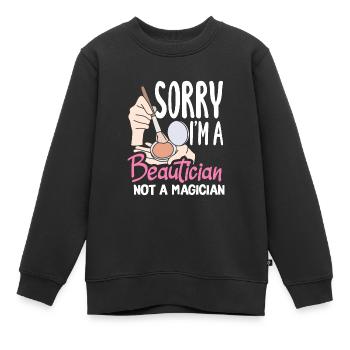 Hautpflege Kosmetikerin Kosmetik - Kinder Premium Organic Sweatshirt - Schwarz - Vorne - AI Model Kid Female (0cm)