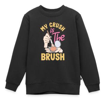 Hautpflege Kosmetikerin Kosmetik - Kinder Premium Organic Sweatshirt - Schwarz - Vorne - AI Model Kid Female (0cm)