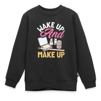 Hautpflege Kosmetikerin Kosmetik - Kinder Premium Organic Sweatshirt - Schwarz - Vorne - AI Model Kid Female (0cm)