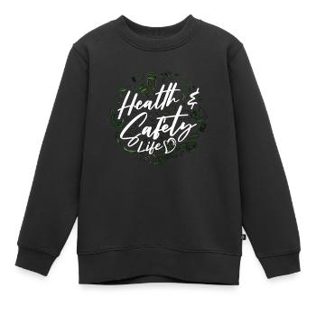 Éducateur en santé Conseillère en santé et sécurité - Sweat Premium enfant bio - noir - Devant - AI Model Kid Female (0cm)