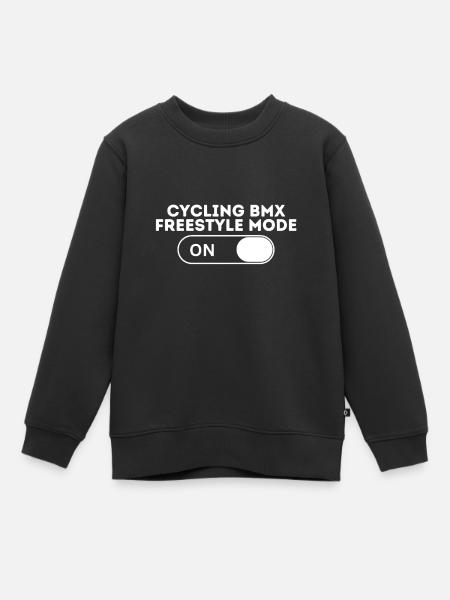 Cyclisme BMX Freestyle Mode - Sweat Premium enfant bio - noir