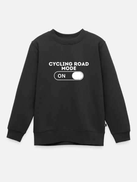 Mode vélo sur route - Sweat Premium enfant bio - noir