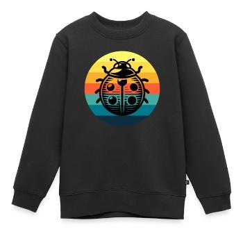 Coccinelle - Sweat Premium enfant bio - noir - Devant - AI Model Kid Female (0cm)