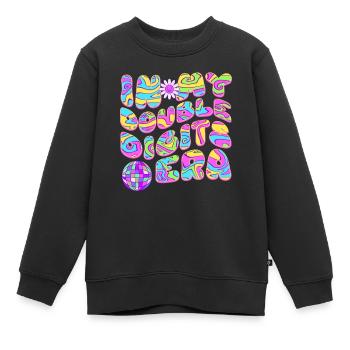 10ème Anniversaire Fille Idée Cadeau Dix Ans - Sweat Premium enfant bio - noir - Devant - AI Model Kid Female (0cm)