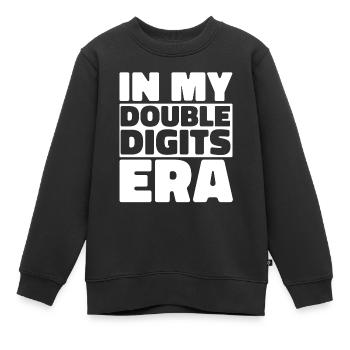 10. Geburtstag Geschenkidee Zehn Jahre - Kinder Premium Organic Sweatshirt - Schwarz - Vorne - AI Model Kid Female (0cm)