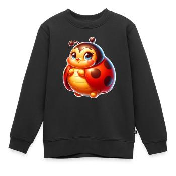 Coccinelle - Sweat Premium enfant bio - noir - Devant - AI Model Kid Female (0cm)