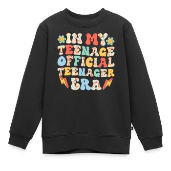 Idée cadeau pour un 13e anniversaire de fille adolescente - Sweat Premium enfant bio - noir - Devant - AI Model Kid Female (0cm)