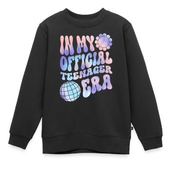 13ème anniversaire fille idée cadeau ado - Sweat Premium enfant bio - noir - Devant - AI Model Kid Female (0cm)