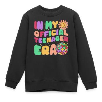 13ème anniversaire fille idée cadeau ado - Sweat Premium enfant bio - noir - Devant - AI Model Kid Female (0cm)