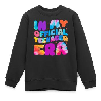 13ème anniversaire fille idée cadeau ado - Sweat Premium enfant bio - noir - Devant - AI Model Kid Female (0cm)