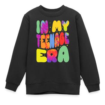 13ème anniversaire fille idée cadeau ado - Sweat Premium enfant bio - noir - Devant - AI Model Kid Female (0cm)