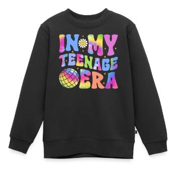 13ème anniversaire fille idée cadeau ado - Sweat Premium enfant bio - noir - Devant - AI Model Kid Female (0cm)