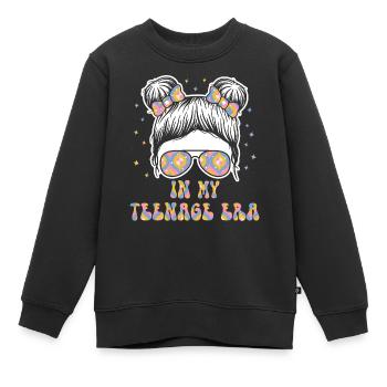 Idée cadeau pour un 13e anniversaire de fille adolescente - Sweat Premium enfant bio - noir - Devant - AI Model Kid Female (0cm)
