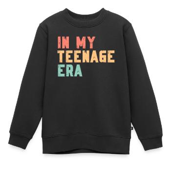 13ème anniversaire fille idée cadeau ado - Sweat Premium enfant bio - noir - Devant - AI Model Kid Female (0cm)