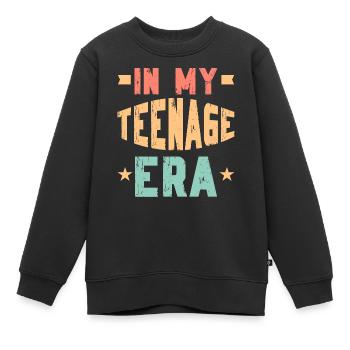 13ème anniversaire fille idée cadeau ado - Sweat Premium enfant bio - noir - Devant - AI Model Kid Female (0cm)