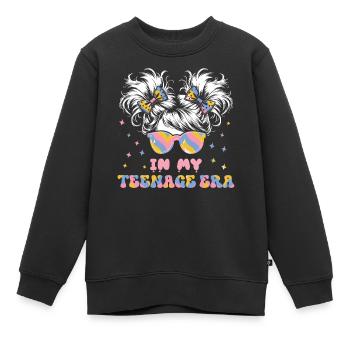 Idée cadeau pour un 13e anniversaire de fille adolescente - Sweat Premium enfant bio - noir - Devant - AI Model Kid Female (0cm)