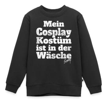 Costume de cosplay en lingerie Anime Manga Cosplayer - Sweat Premium enfant bio - noir - Devant - AI Model Kid Female (0cm)