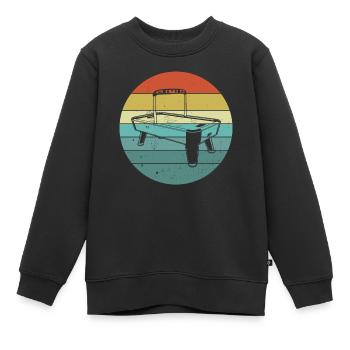 Bâton de Air Hockey Air Hockey - Sweat Premium enfant bio - noir - Devant - AI Model Kid Female (0cm)