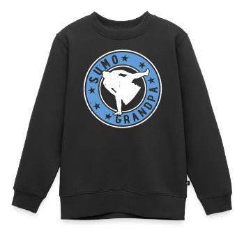 Sumo Fighter Daddy Sumo Wrestler Sumo Daddy Sumo - Kinder Premium Organic Sweatshirt - Schwarz - Vorne - AI Model Kid Female (0cm)