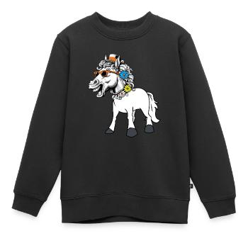 Horse Diva Star Horses Lady Starlet Gaul Rider - Kids Premium Organic Sweatshirt - black - Front - AI Model Kid Female (0cm)