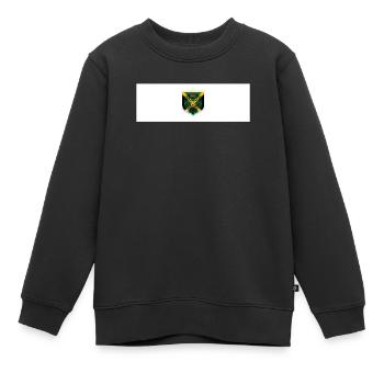 Jamaïque Jamaïque Rasta Raggea Drapeau Rastafari - Sweat Premium enfant bio - noir - Devant - AI Model Kid Female (0cm)