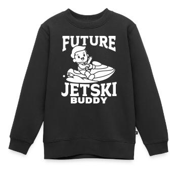 Future Jetski Buddy - Baby Jetski Rider Jetski Bab - Kinder Premium Organic Sweatshirt - Schwarz - Vorne - AI Model Kid Female (0cm)
