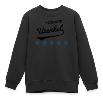 Ur Enkel Urenkel Jungen Ur-Enkel Ur-Enkelkind - Kinder Premium Organic Sweatshirt - Schwarz - Vorne - AI Model Kid Female (0cm)